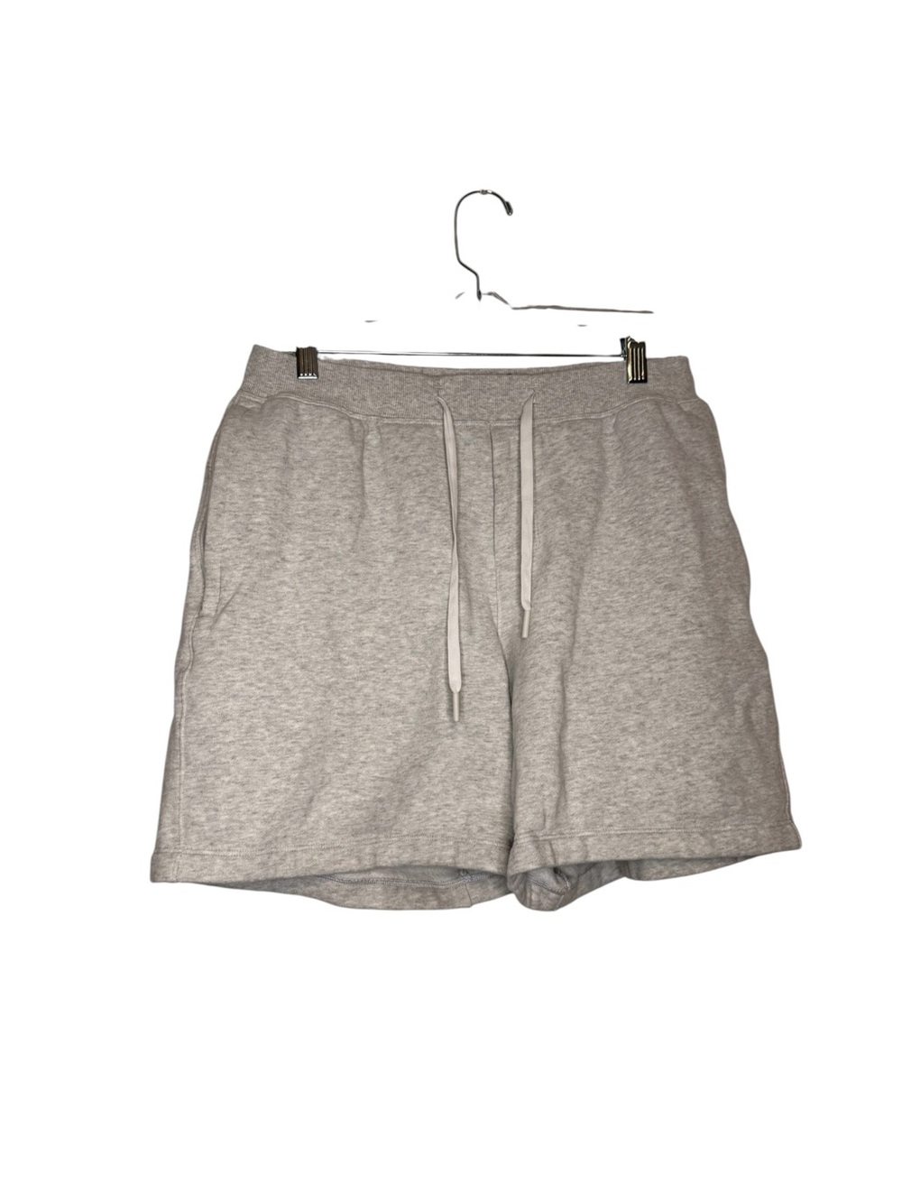 Lululemon Mens Soft Lounge Cotton Shorts Heathered Gray Size Medium